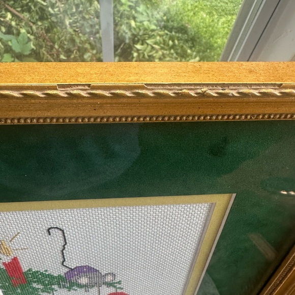 Vintage Christmas cross stitch mice picture - Picture 4 of 5